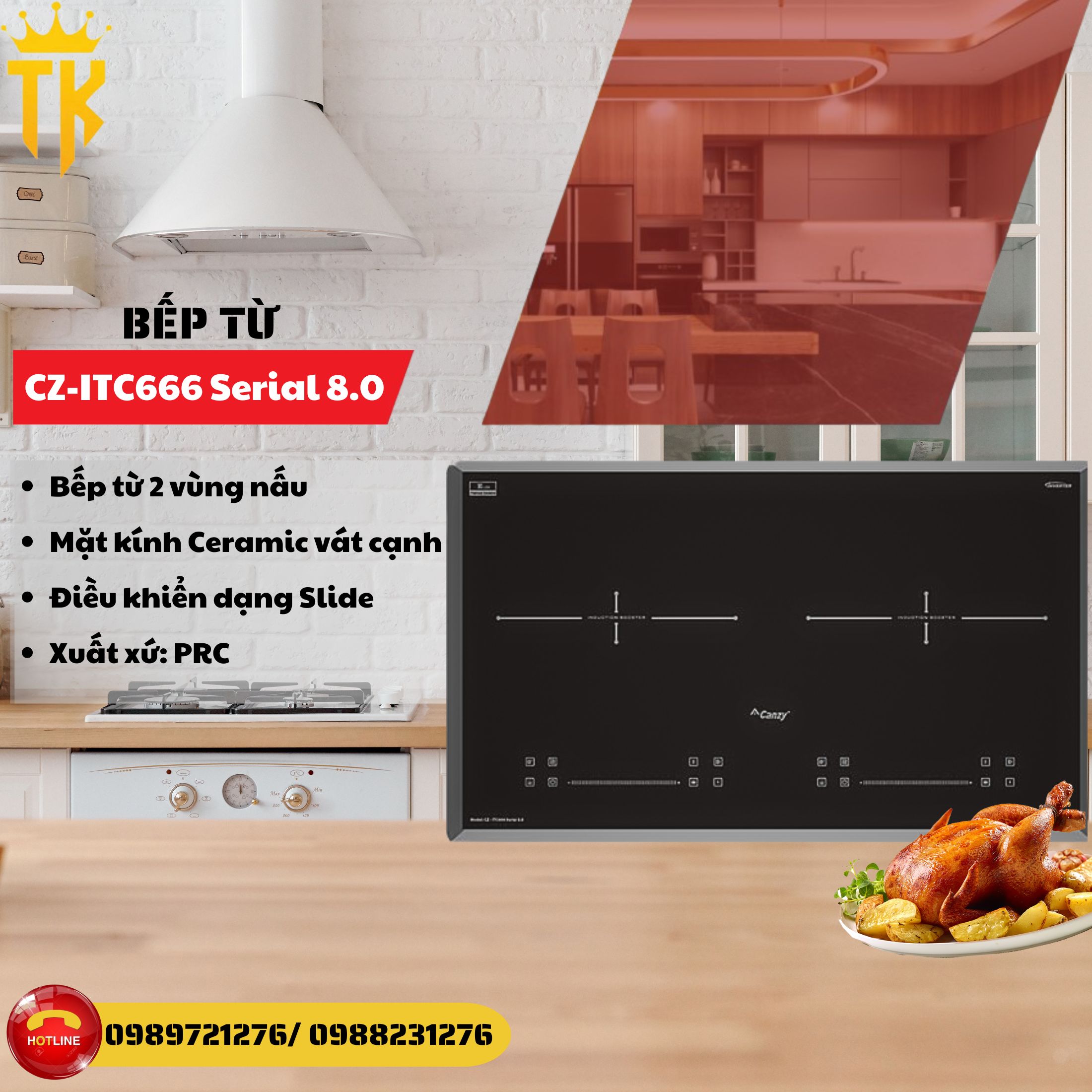 Bếp từ Canzy ITC666 Serial 8.0