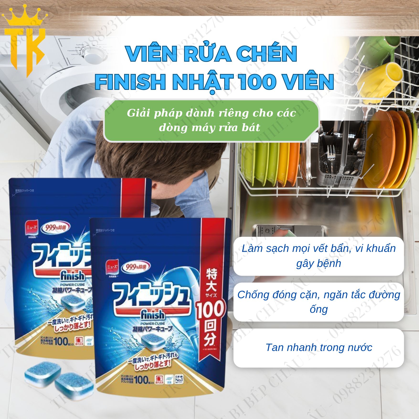 viên rửa