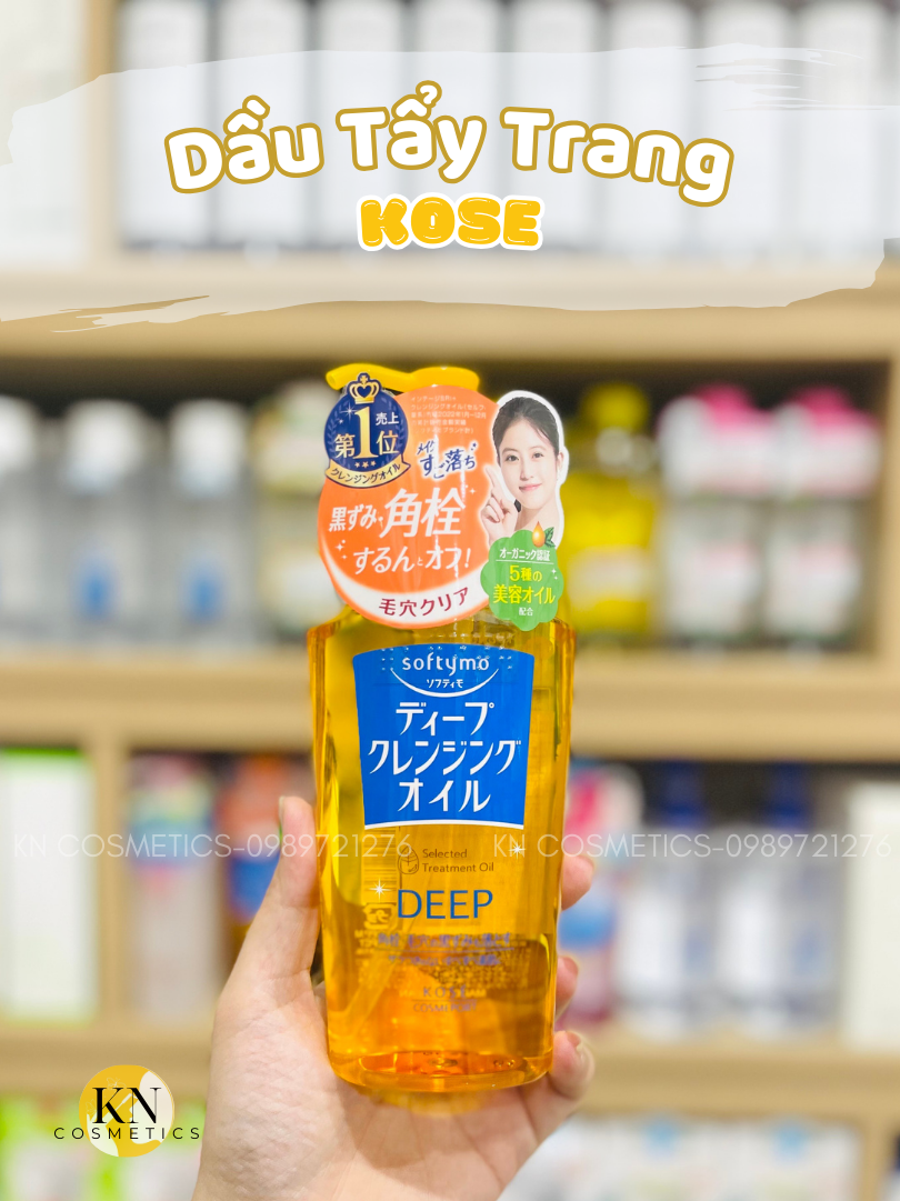 Dầu Tẩy Trang Kose Làm Sạch Sâu Softymo Deep Cleansing Oil (230ml) Dầu Tẩy Trang Kose Làm Sạch Sâu Softymo Deep Cleansing Oil (230ml)