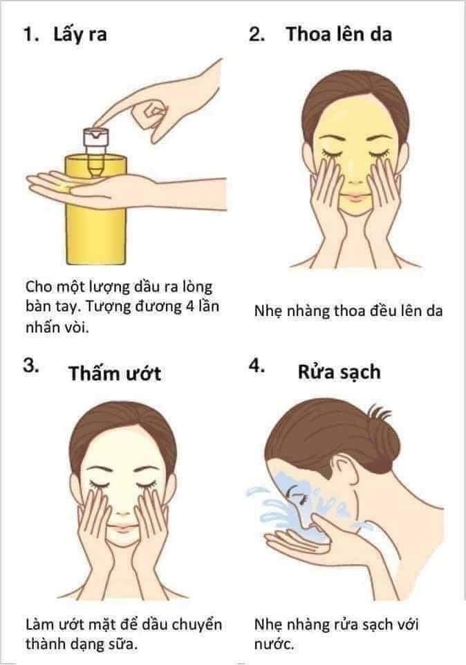 dầu tẩy trang kose hồng