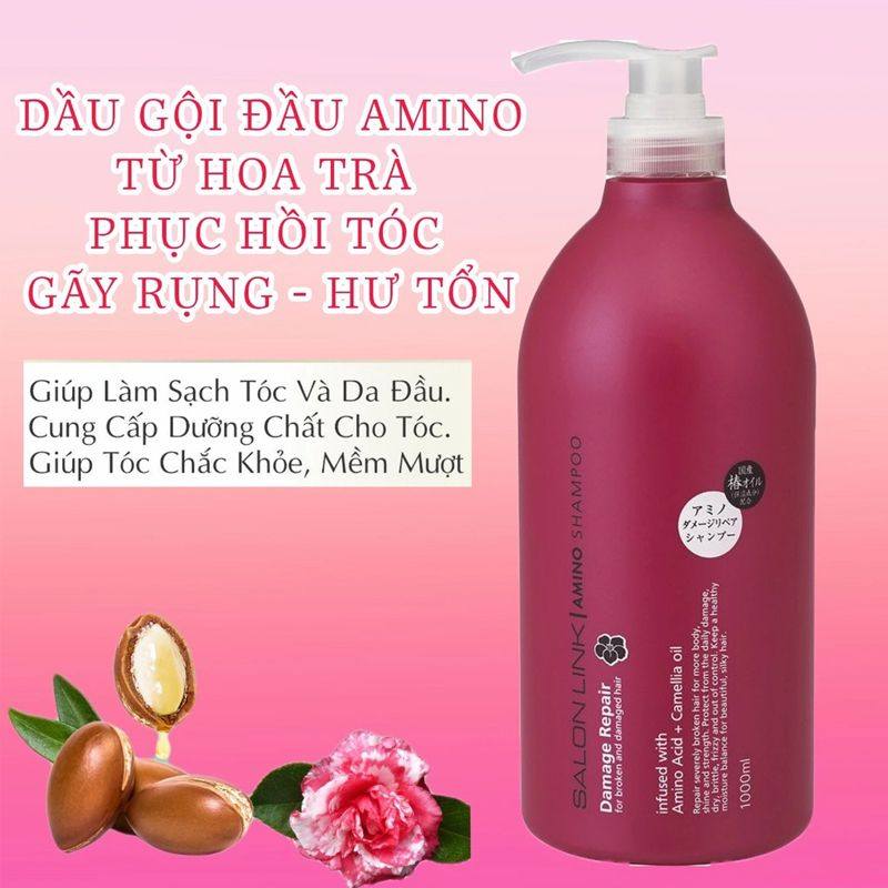 dầu gội hoa trà Salon đỏ1