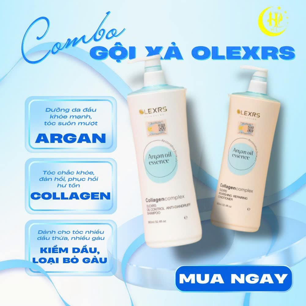 gội xả olexrs xanh