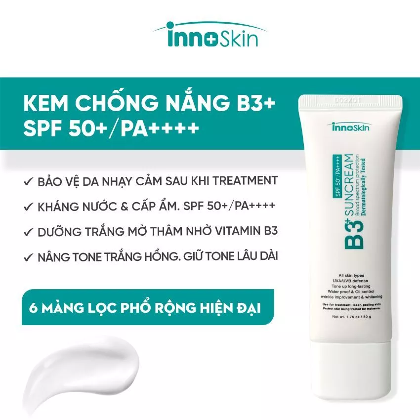 kem chống nắng innoskin xanh