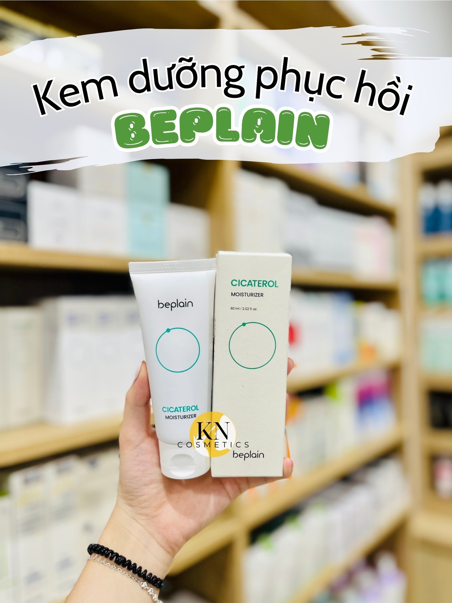 kem duong beplain xanhlacica