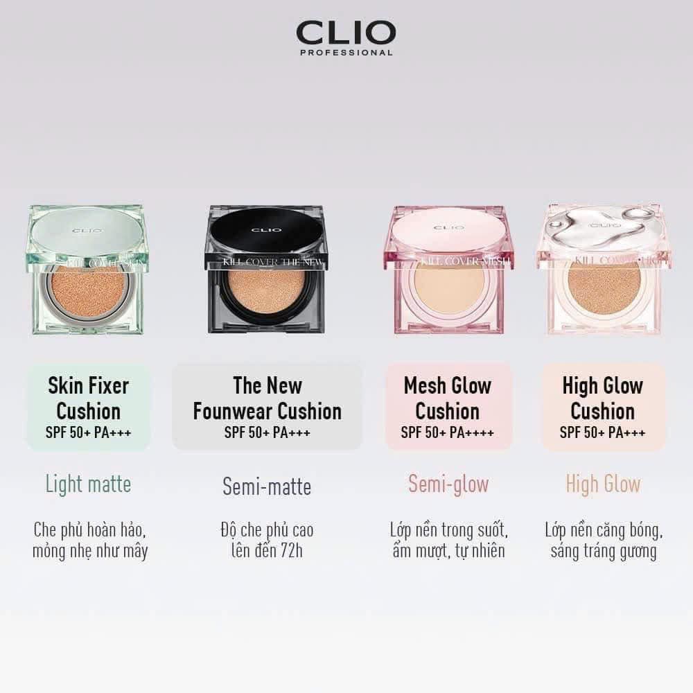 phấn nước clio xanh lá5